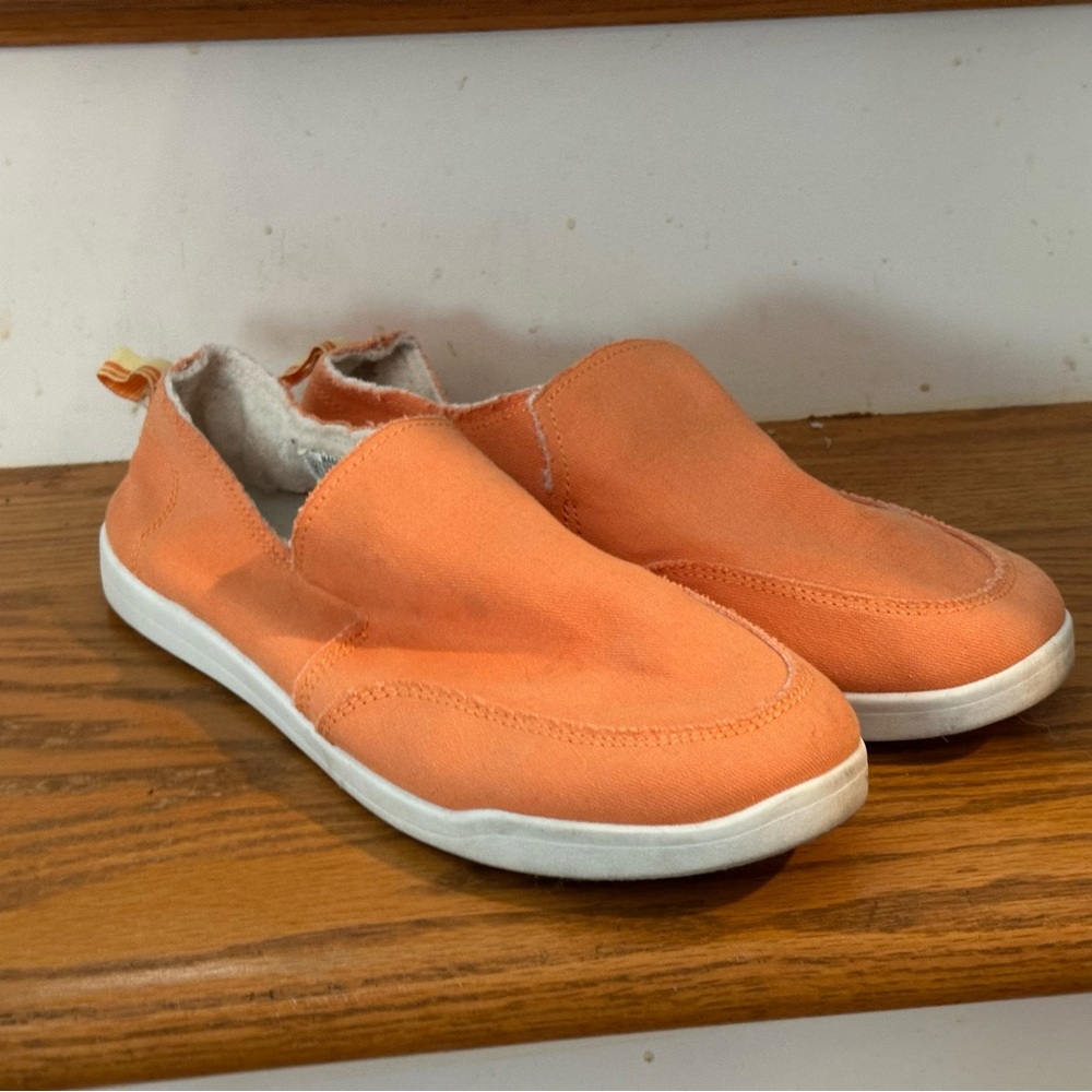 Vionic Orange Loafers Modern Slip-On Design